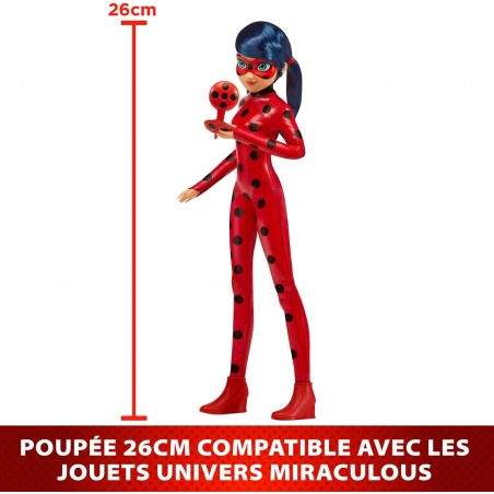 Poupée Miraculous Lady bug avec yoyo 26 cm