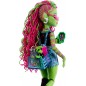 Monster High Venus McFlytrap Poupée avec chat Chewlian et accessoires