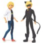 Miraculous Ladybug - Poupée - Chat Noir et Adrien - Poupée mannequin 26 cm articulée