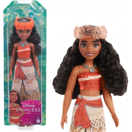 Poupée Disney Vaiana officiel articulée avec tenue scintillante