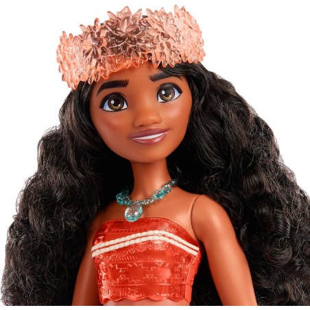 Poupée Disney Vaiana officiel articulée avec tenue scintillante