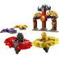 LEGO Ninjago Pack de Combat Spinjitzu du Dragon - Jeu de Construction avec 2 toupies et 2 minifigurines 71826