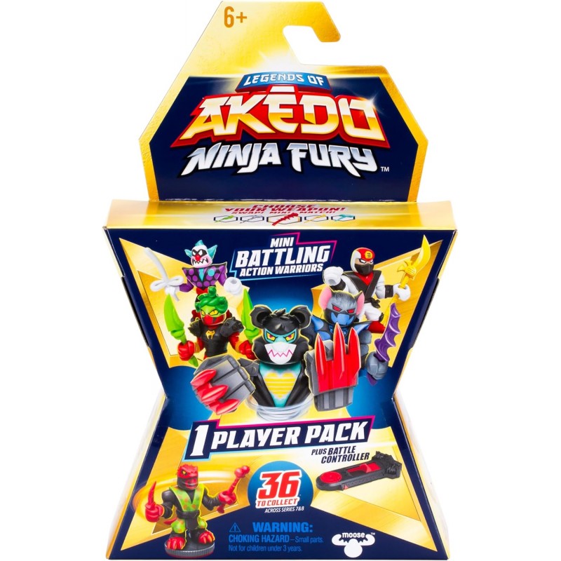 Figurine Akedo Ninja Fury Modèle aléatoire