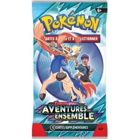 Pokémon – Booster Aventures Ensemble Extension Écarlate & Violet modèle aléatoire)