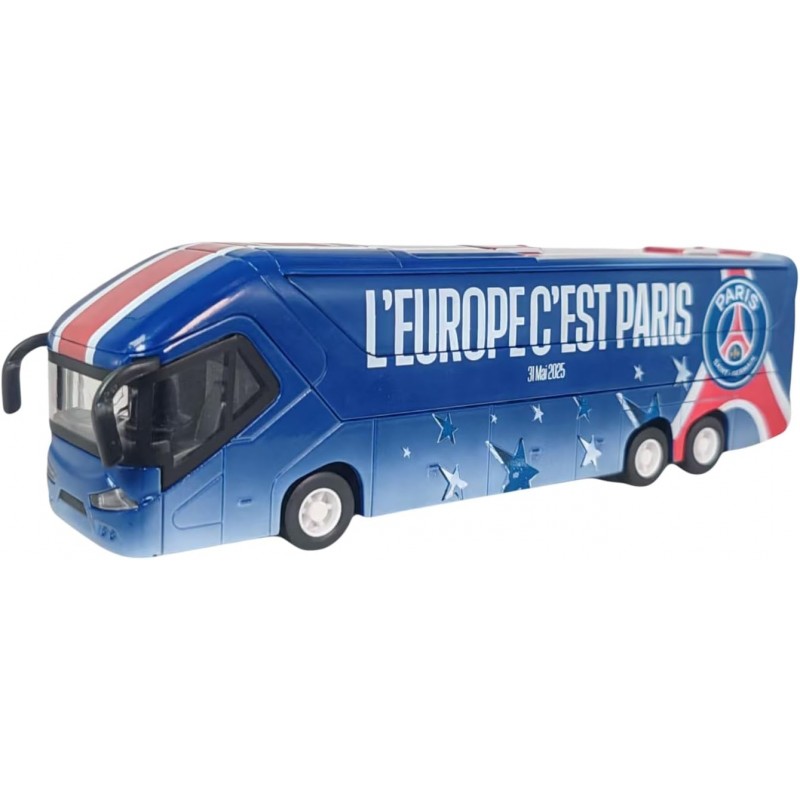 Autobus du Paris Saint Germain champion d'europe 2025