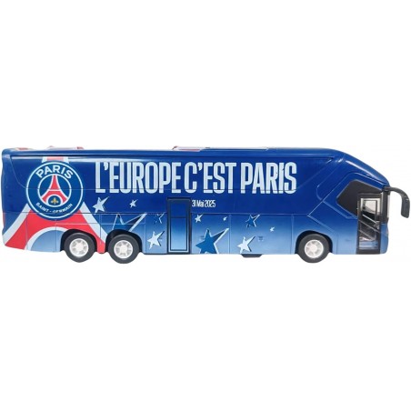Autobus du Paris Saint Germain champion d'europe 2025