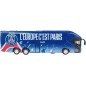 Autobus du Paris Saint Germain champion d'europe 2025