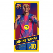 Serviette de plage Fc Barcelone Lamine Yamal 140 x 70 cm