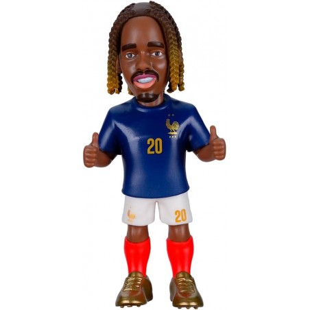 Figurine  Bradley Barcola Equipe de France de Football 12 cm