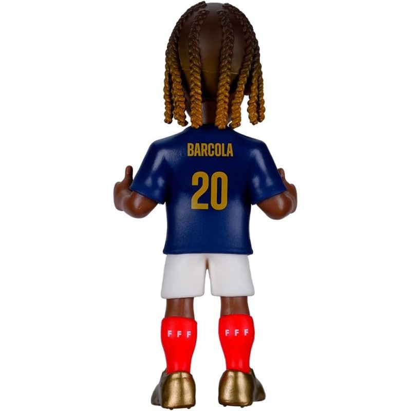 Figura Coleccionable MINIX Football Stars – Barcola Del PSG, 12 Cm De PVC Oficial Con Caja Expositora, Regalo Para Fans Del Fútbol