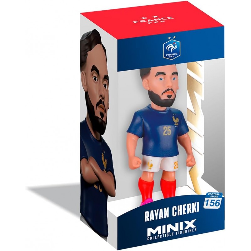 Figurine Rayan Cherki Equipe de France de football 12 cm