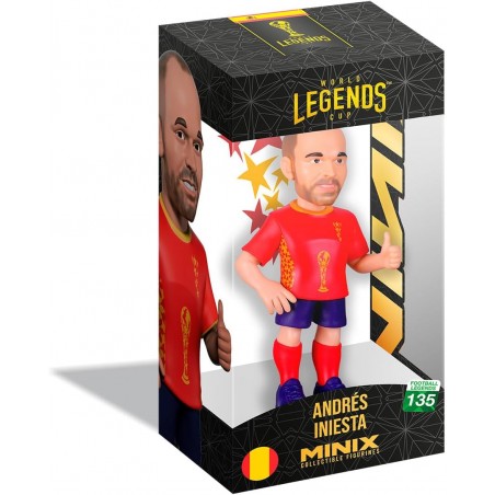 Figurine football legends Andres Iniesta N° 135