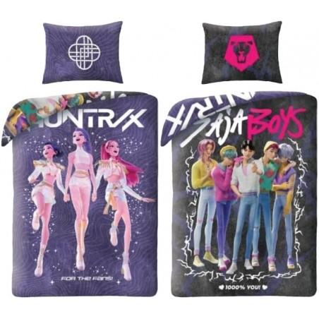 Parure de lit K-pop Demon Hunters pour les fans