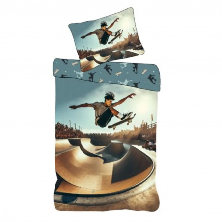 Housse de couette Skateboard– 140 × 200 cm