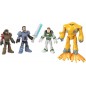 Coffrets de Personnages avec 4 Figurines articulées Buzz l’Éclair et Les Membres de la Patrouille ZAP