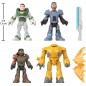 Coffrets de Personnages avec 4 Figurines articulées Buzz l’Éclair et Les Membres de la Patrouille ZAP