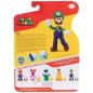 Jakks Super Mario - Figurine Luigi avec champignon  vert- 10,2 cm