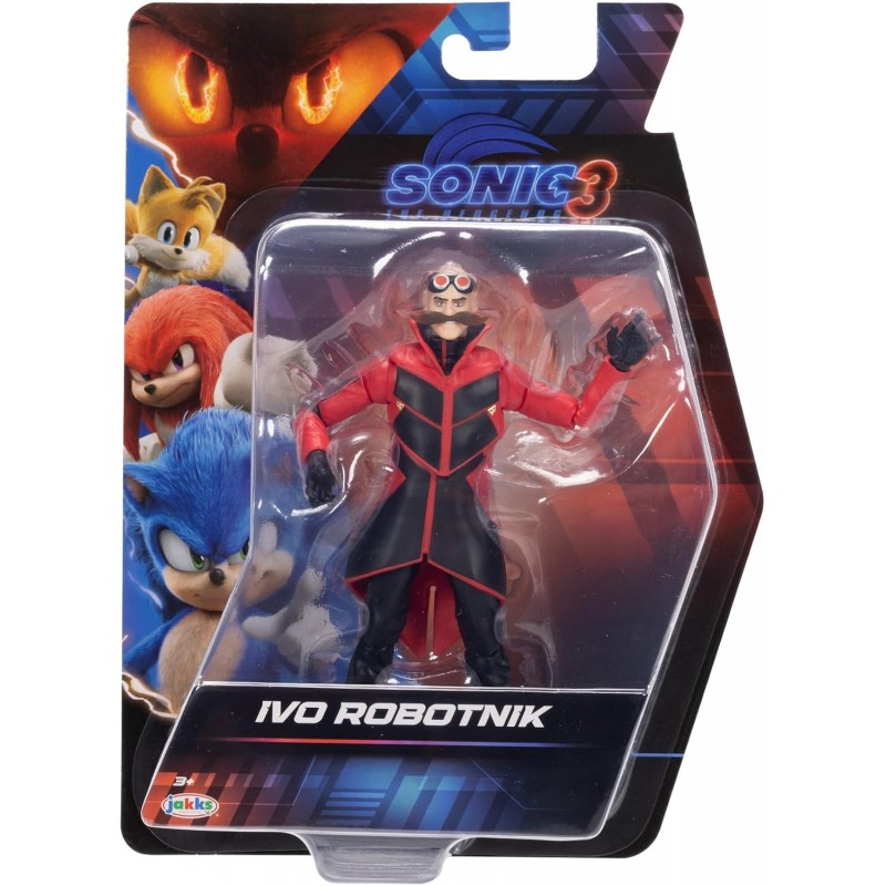 Sonic 3 The Hedgehog Le Film | Figurine Articulée Docteur Eggman Sonic 3 The Hedgehog Le Film | Figurine Articulée Docteur Eggman