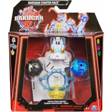 BAKUGAN 3.0 - Starter Pack - 2 Billes, 1 Bille Special Attack, 1 Anneau de Combat, 1 Carte Lanceur et 9 Cartes Modèle Aléatoire