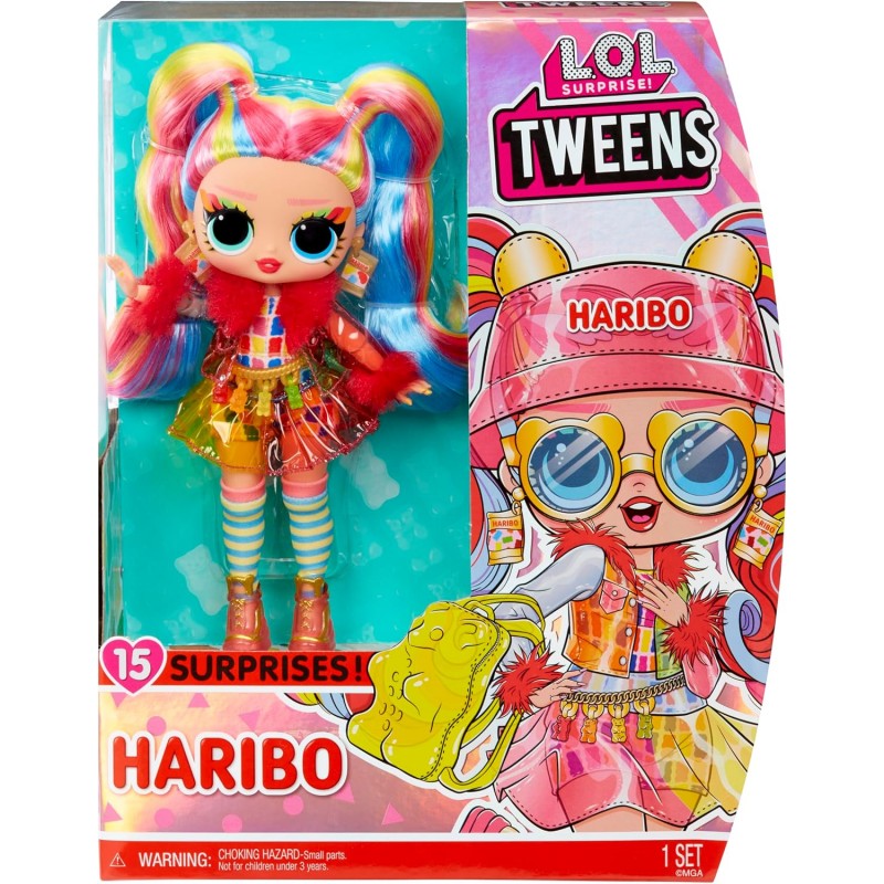 LOL Surprise Tweens Haribo Poupée Mannequin - Holly Happy avec 15 Surprises LOL Surprise Tweens Haribo Poupée Mannequin - Holly Happy avec 15 Surprises