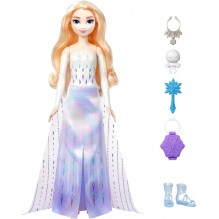 Disney La Reine des Neiges Elsa Poupée Surprise avec 11 surprises