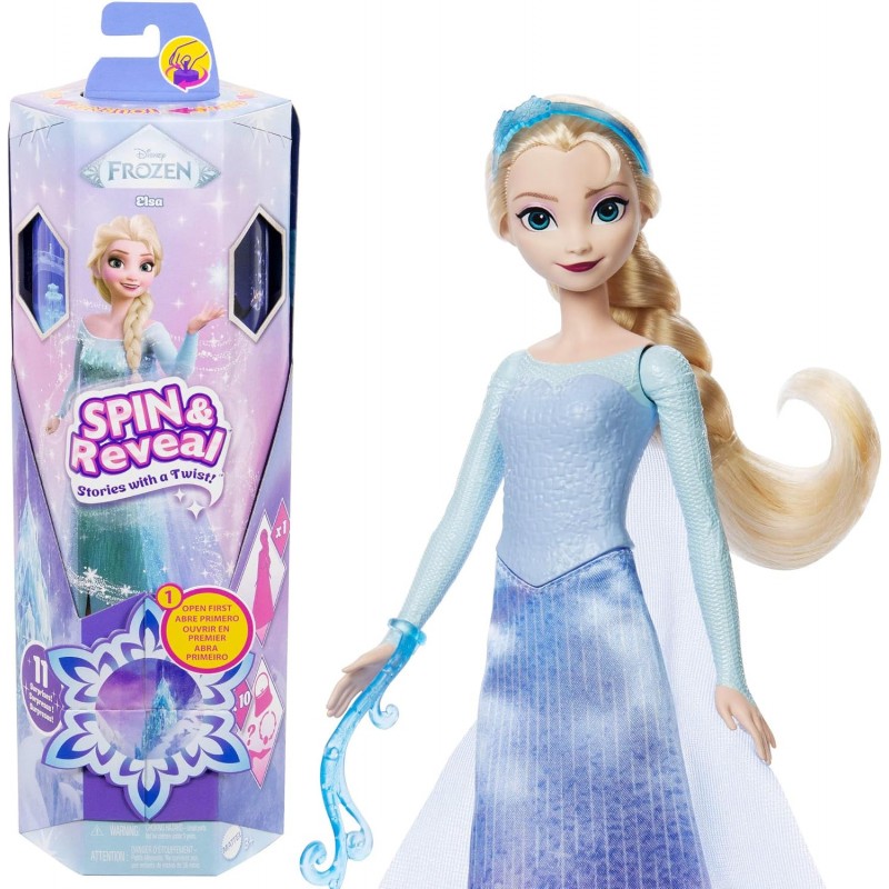 Disney La Reine des Neiges Elsa Poupée Surprise avec 11 surprises