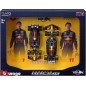 Coffret 2 Red Bull Racing RB20 F1 2024 – Max Verstappen n°1 et Sergio Pérez n°11 – Voitures miniatures 1/43