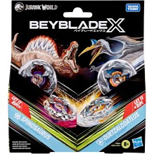 Beyblade X Jurassic World Spinosaurus Contre Quetzalcoatlus