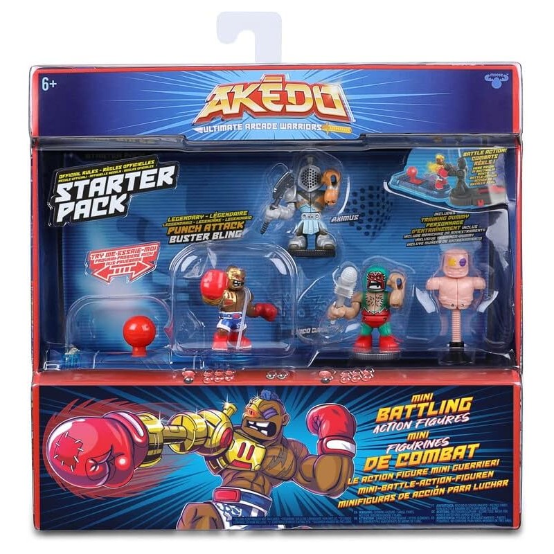 Figure Akedo Pack de démarrage avec 3 Guerriers (modéle aléatoire) Figure Akedo Pack de démarrage avec 3 Guerriers (modéle aléatoire)