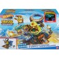 Hot Wheels Monster Trucks Arena Smashers Combat Mega-Wrex vs Gorzilla Coffret avec véhicule Mega-Wrex