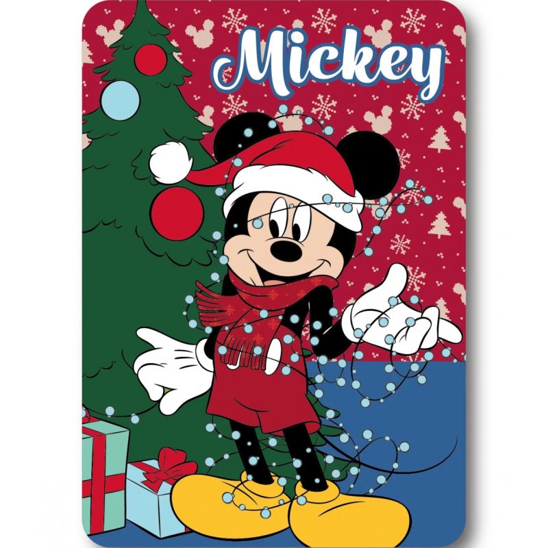 Couverture polaire de Noël Disney Mickey Couverture polaire de Noël Disney Mickey