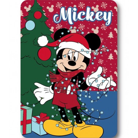 Couverture polaire de Noël Disney Mickey