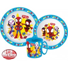Set repas Spidey 3 pièces avec tasse 350 ml