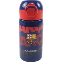 Gourde FC Barcelone en acier inoxydable avec paille – 500 ml