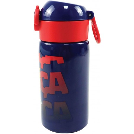 Gourde FC Barcelone en acier inoxydable avec paille – 500 ml