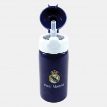Gourde Real Madrid acier inoxydable avec paille, 500 ml