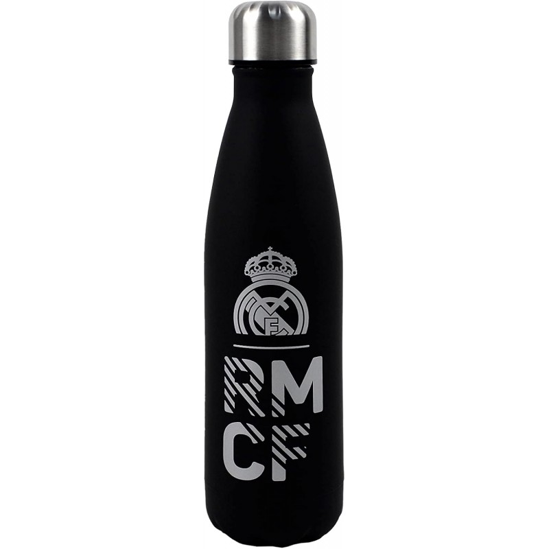 Gourde Alumunium acier inoxydable avec fermeture hermétique 500 ml Real Madrid