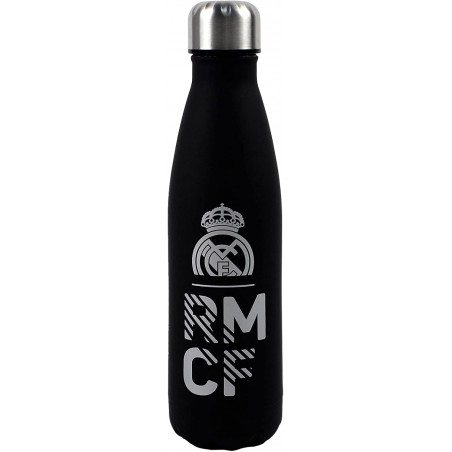 Gourde Alumunium acier inoxydable avec fermeture hermétique 500 ml Real Madrid