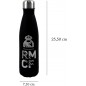 Gourde Alumunium acier inoxydable avec fermeture hermétique 500 ml Real Madrid