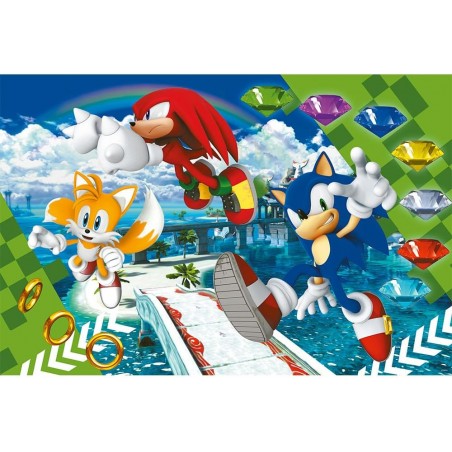 Puzzle 160 piéces Sonic the hedehog