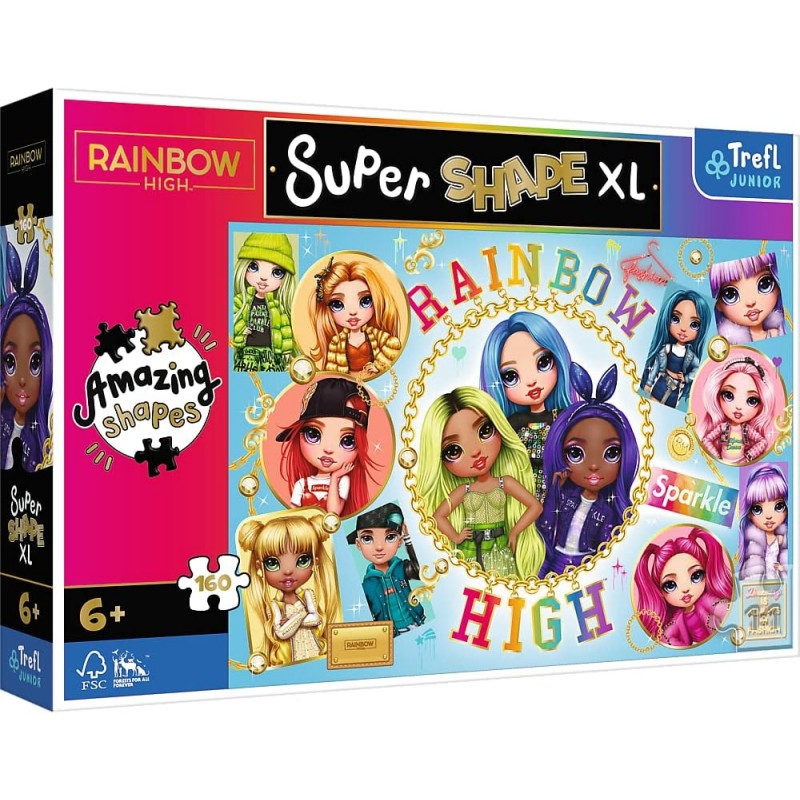 Puzzle 160 piéces Rainbow high Puzzle 160 piéces Rainbow high