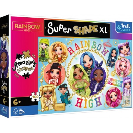Puzzle 160 piéces Rainbow high