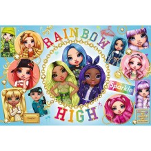Puzzle 160 piéces Rainbow high