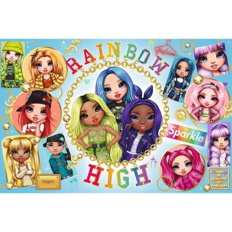 Puzzle 160 piéces Rainbow high