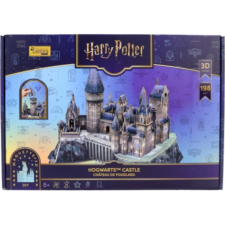 Maquette 3D Château de Poudlard Harry Potter – 198 pièces