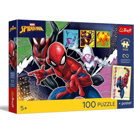 Puzzle 100 piéces Spiderman