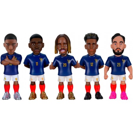 Figurine miniature Équipe de France (Coupe du Monde) - Pack 5 figurines 7 cm