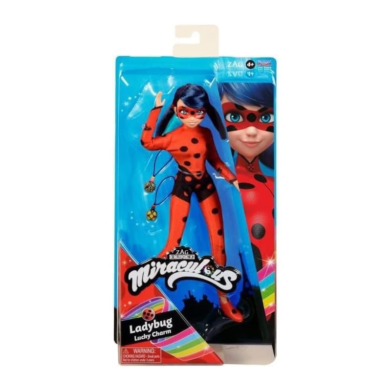 Miraculous Ladybug - Poupée - Marinette - Ladybug Lucky Charm Miraculous Ladybug - Poupée - Marinette - Ladybug Lucky Charm