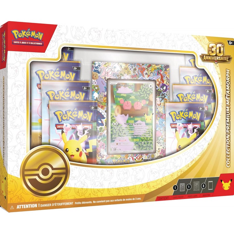Pokémon : Collection Premium 30ᵉ Anniversaire – Métamorph du JCC Pokémon Pokémon : Collection Premium 30ᵉ Anniversaire – Métamorph du JCC Pokémon