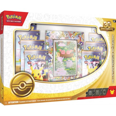 Pokémon : Collection Premium 30ᵉ Anniversaire – Métamorph du JCC Pokémon